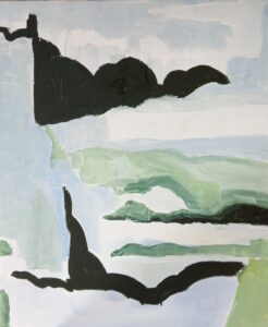 z.t. oil on canvas A view 60 x 50 cm 2022