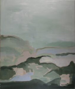 Vic Sau oil on canvas A view 60 x 50cm 2022