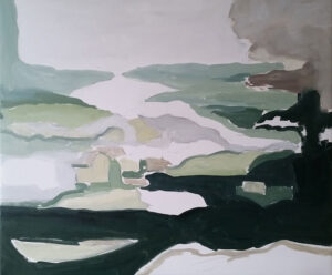 januari 2021 oil on canvas A view 50 x 60cm 2021